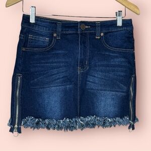 Gogo Jeans Denim Mini Skirt